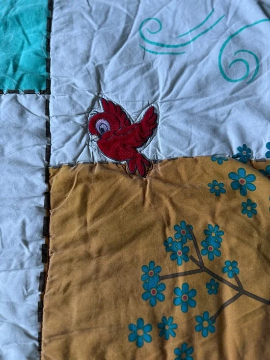 Vintage Bambi Nursery Quilt Blanket - Picture 4 of 7